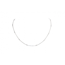Charm Chain Necklace Sterling Silver 925 Handmade Designer Unisex Men Women D870
